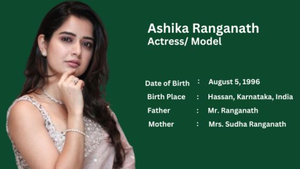 Ashika Ranganath Wiki, Bio, Age, Net Worth, Movies, Family, and Personal Details