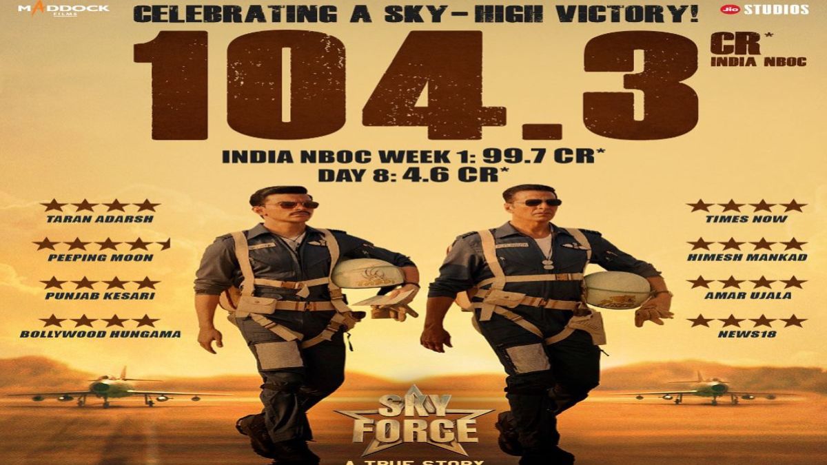 Akshay Kumar’s ‘Sky Force’ Crosses Rs 100 Crore at Box Office